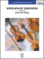 Knick Knack Variations Orchestra sheet music cover